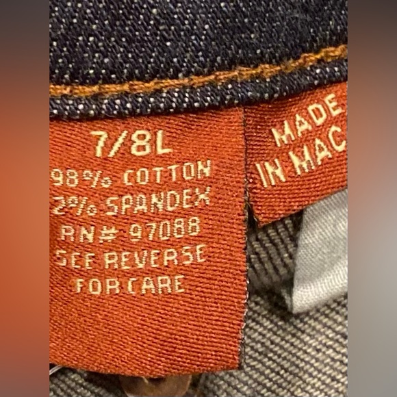 DELIA’s Morgan Vintage Y2K Blue Jeans Size 7/8 Long - Picture 3 of 4